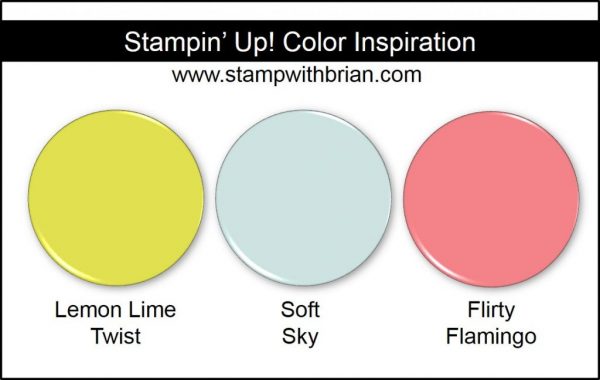 Stampin' Up! Color Inspiration: Lemon Lime Twist, Soft Sky, Flirty Flamingo Stampin' Up! Color Inspiration: Lemon Lime Twist, Soft Sky, Flirty Flamingo
