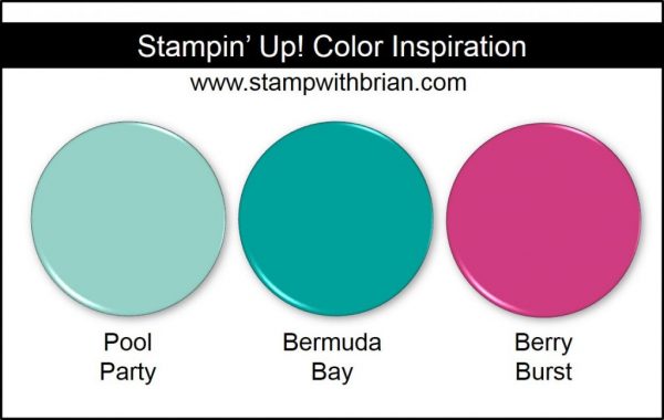 Stampin' Up! Color Inspiration: Pool Party, Bermuda Bay, Berry Burst Stampin' Up! Color Inspiration: Pool Party, Bermuda Bay, Berry Burst