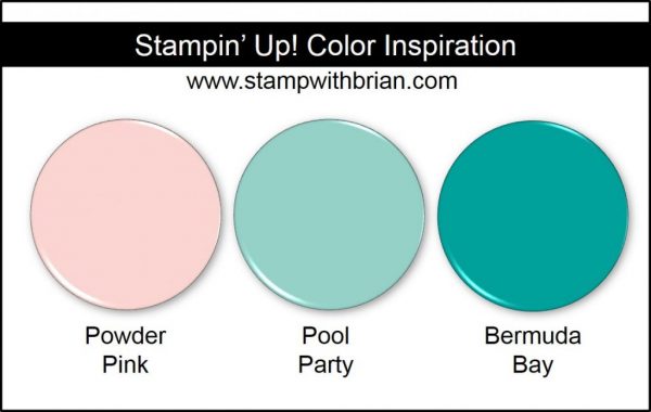 Stampin' Up! Color Inspiration: Powder Pink, Pool Party, Bermuda Bay