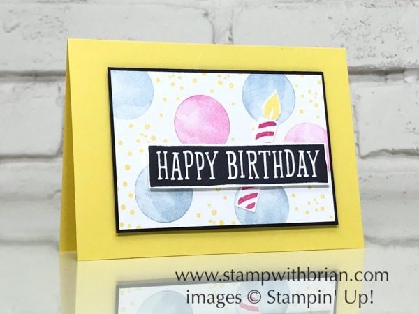 Eclectic Expressions, Birthday Wit, Picture Perfect Birthday, Stampin' Up!, Brian King, birthday card