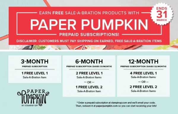 Prepaid Paper Pumpkin promotion, Brian King