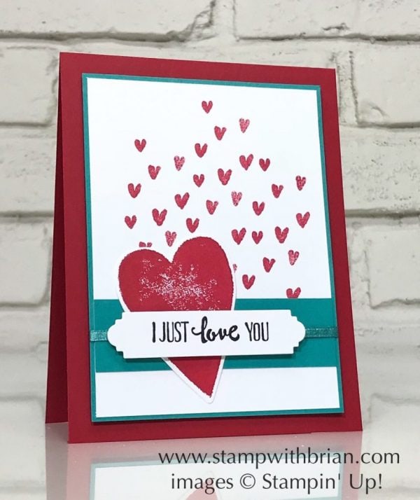 Petal Palette, Heart Happiness, Stampin' Up!, Brian King, Valentine's Day card Petal Palette, Heart Happiness, Stampin' Up!, Brian King, Valentine's Day card