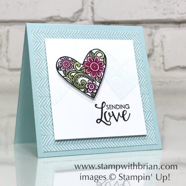 Ribbon of Courage, Stampin' Up!, Brian King, Valentine