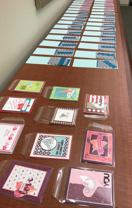 Valentine's Day cards at work, Stampin' Up!, Brian King