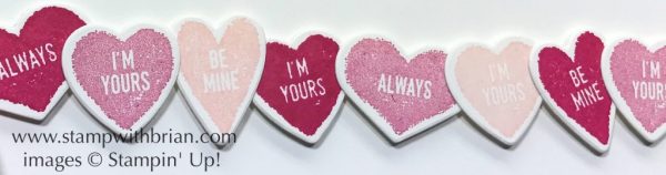 Sure Do Love You, Stampin' Up!, Brian King, conversation hearts, Valentine's Day card Sure Do Love You, Stampin' Up!, Brian King, conversation hearts, Valentine's Day card
