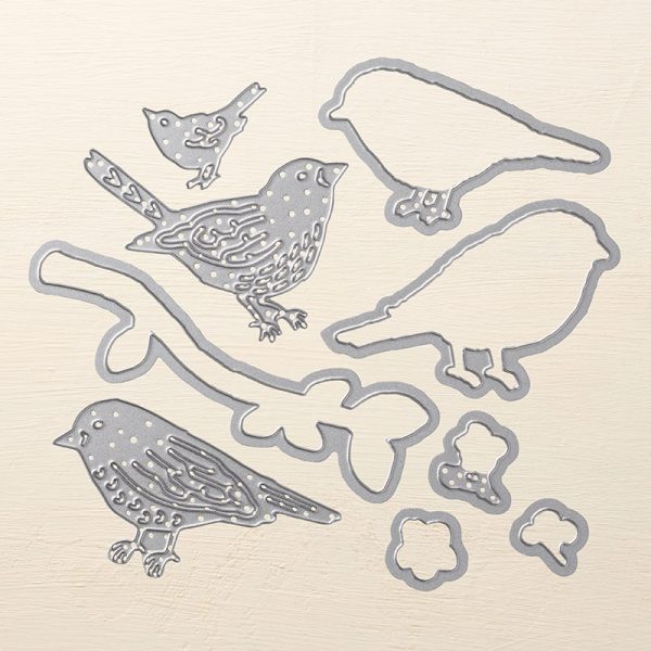 Birds & Blooms Thinlits, Stampin' Up! 141477 Birds & Blooms Thinlits, Stampin' Up! 141477