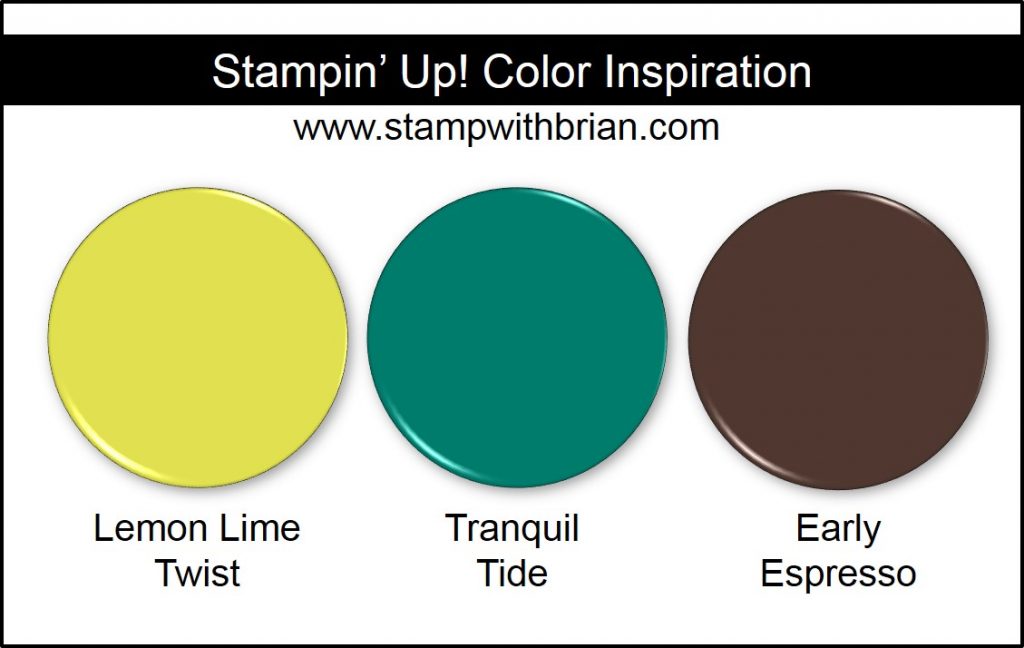 Stampin' Up! Color Inspiration: Lemon Lime Twist, Tranquil Tide, Early Espresso Stampin' Up! Color Inspiration: Lemon Lime Twist, Tranquil Tide, Early Espresso