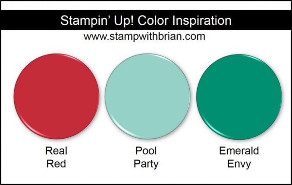 Stampin' Up! Color Inspiration: Real Red, Pool Party, Emerald Envy Stampin' Up! Color Inspiration: Real Red, Pool Party, Emerald Envy