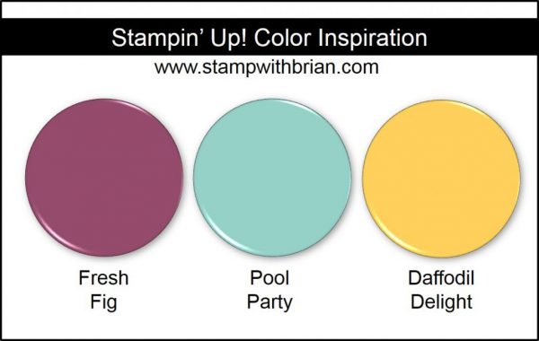Stampin' Up! Color Inspiration: Fresh Fig, Pool Party, Daffodil Delight