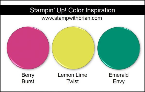 Stampin' Up! Color Inspiration: Berry Burst, Lemon Lime Twist, Emerald Envy Stampin' Up! Color Inspiration: Berry Burst, Lemon Lime Twist, Emerald Envy