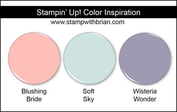 Stampin' Up! Color Inspiration: Blushing Bride, Soft Sky, Wisteria Wonder