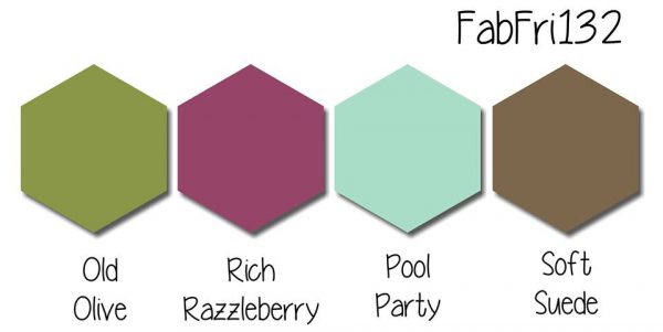 Stampin' Up! Color Inspiration: Old Olive, Rich Razzleberry, Pool Party, Soft Suede