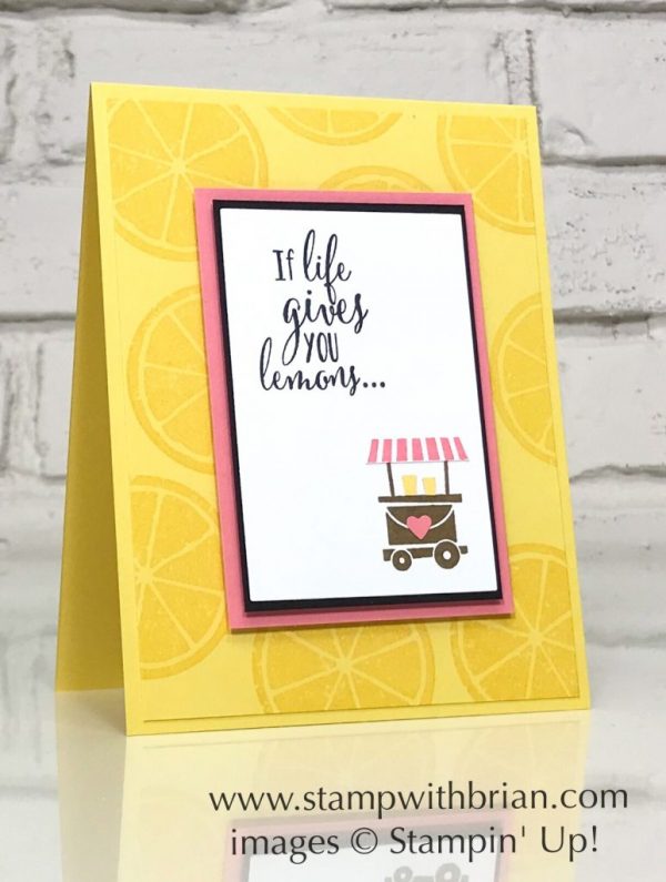 Lemon Zest, Let the Good Times Roll, Stampin' Up!, Brian King