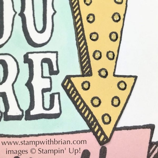Add drops from the Fine Tip Glue for added shine, Stampin' Up!, Brian King