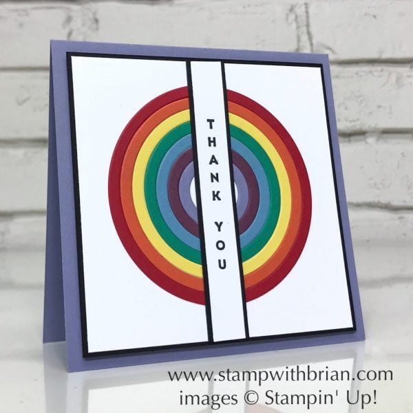 Rainbow Builder Framelits Dies, Vertica Greetings, Stampin' Up!, Brian King