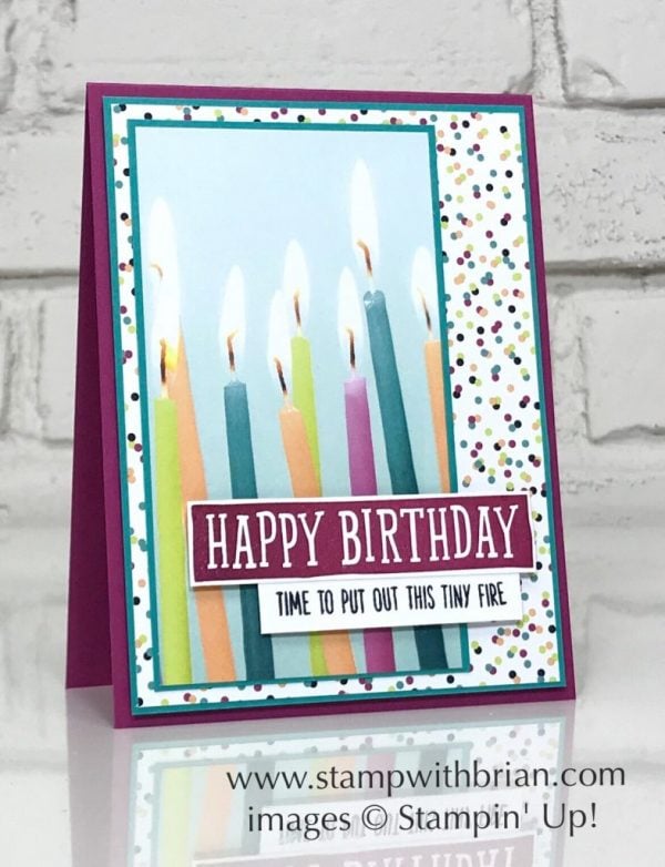 Birthday Wit, Birthday Banners, Stampin' Up!, Brian King, fun birthday card