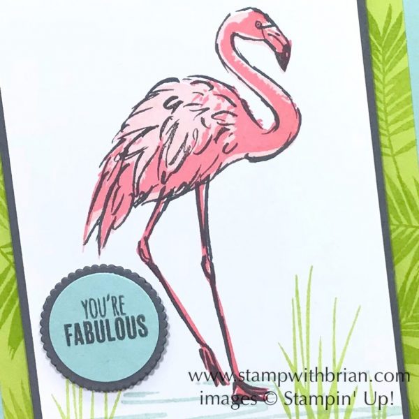 Fabulous Flamingo, Tabs for Everything, Stampin' Up!, Brian King