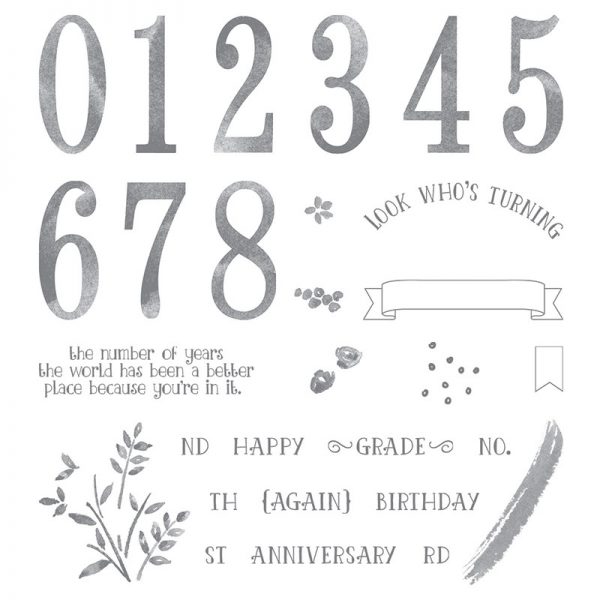 Number of Years, Stampin' Up! 140653