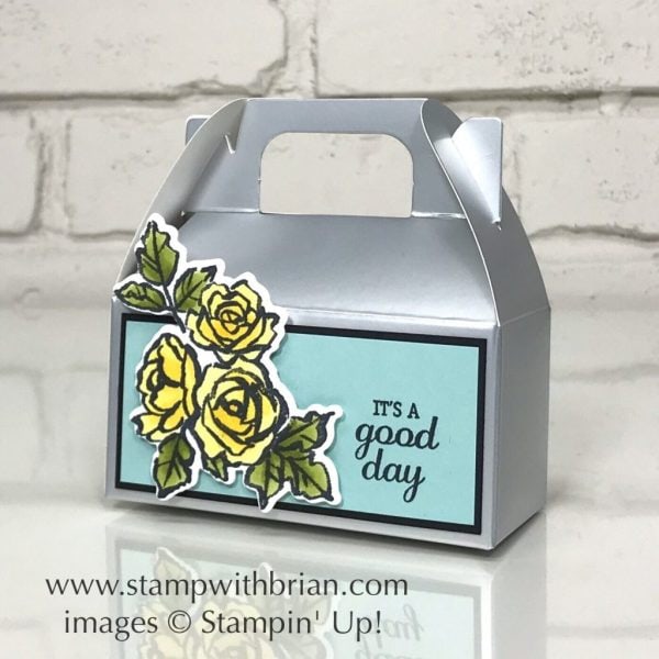 Silver Gable Boxes, Best Birds, Petal Palette, Stampin' Up!, Brian King, wedding favors