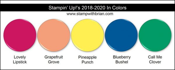 Stampin' Up!'s 2018-2020 In Colors