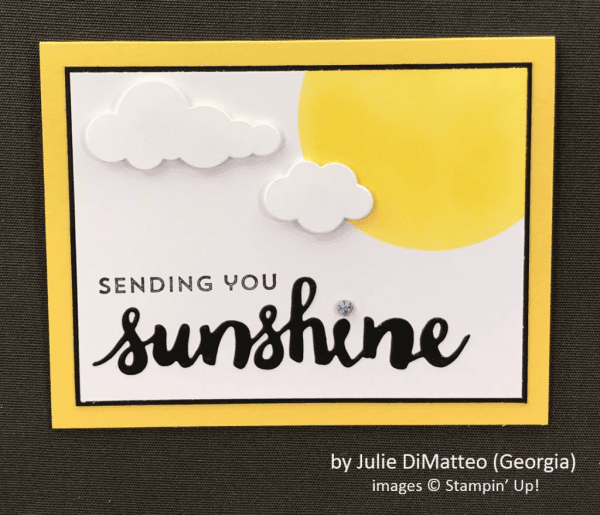 by Julie DiMatteo, Stampin' Up!, Spring One-for-One Card Swap