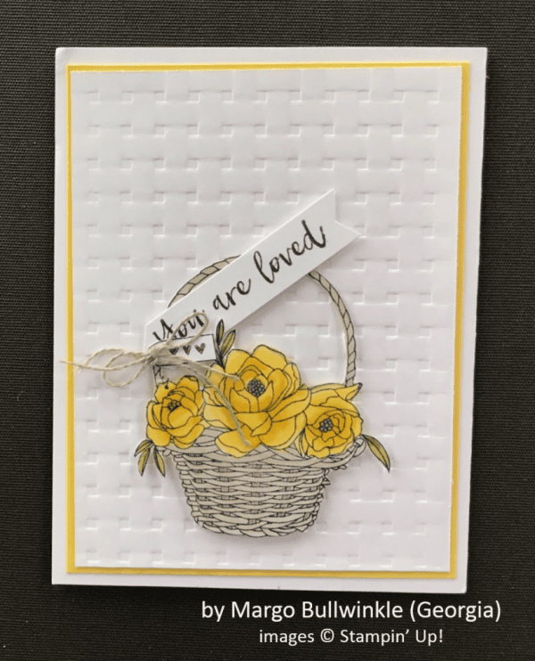 by Margo Bullwinkle, Stampin' Up!, Spring One-for-One Card Swap