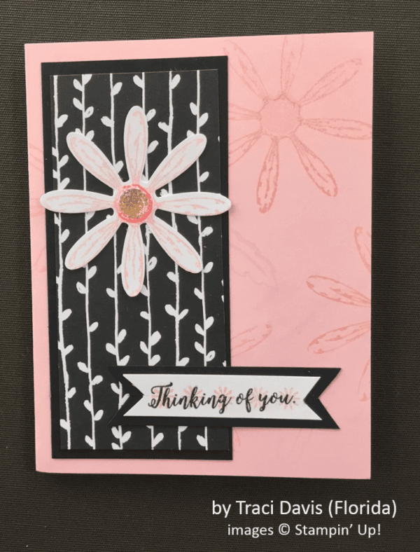 by Traci Davis, Stampin' Up!, Spring One-for-One Card Swap