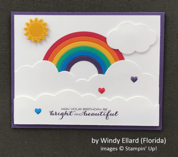 by Windy Ellard, Stampin' Up!, Spring One-for-One Card Card Swap