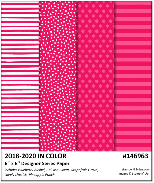 2018-2020 In Color Designer Series Paper, Stampin' Up! 146963 2018-2020 In Color Designer Series Paper, Stampin' Up! 146963