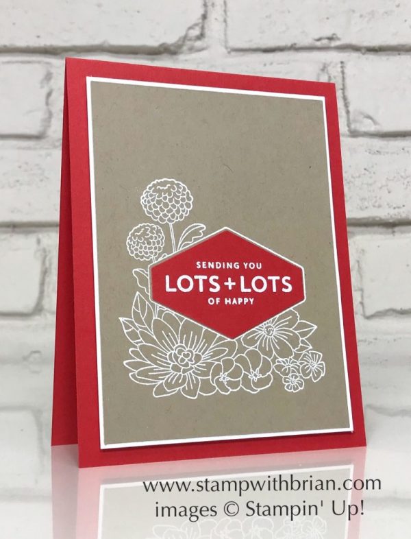 Accented Blooms, Lots of Happy Card Kit, Stampin' Up!, Brian King