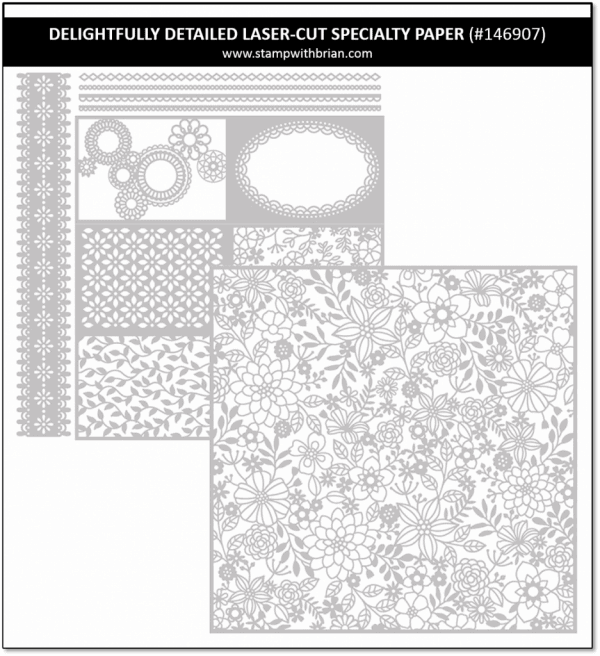 Delightfully Detailed Laser-Cut Speciatly Paper, Stampin' Up!, 146907