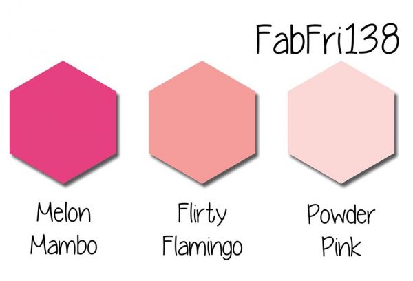 Stampin' Up! Color Inspiration: Melon Mambo, Flirty Flamingo, Powder Pink