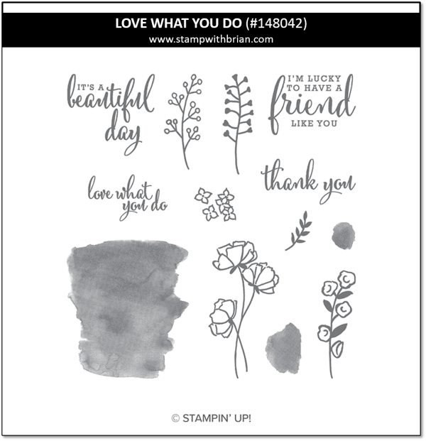 Love What You Do, Stampin' Up! 148042
