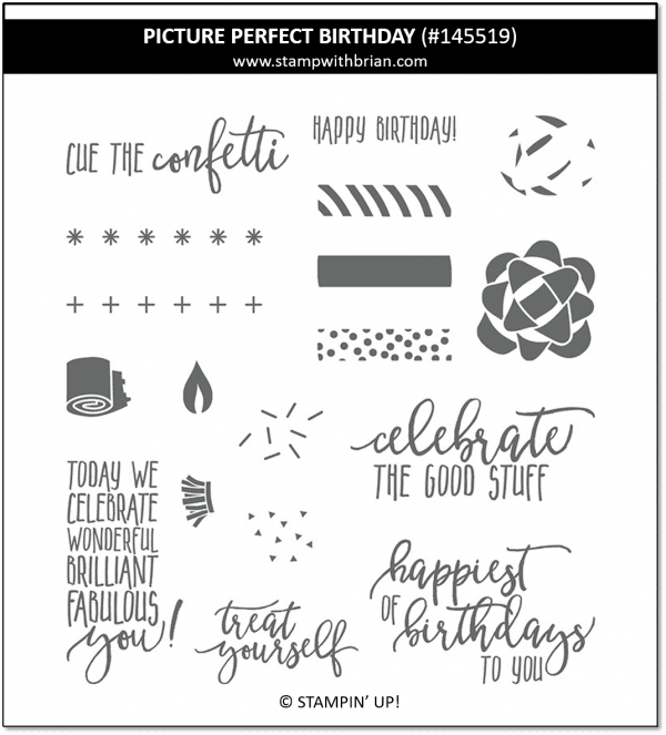 Picture Perfect Birthday, Stampin' Up!, 145519
