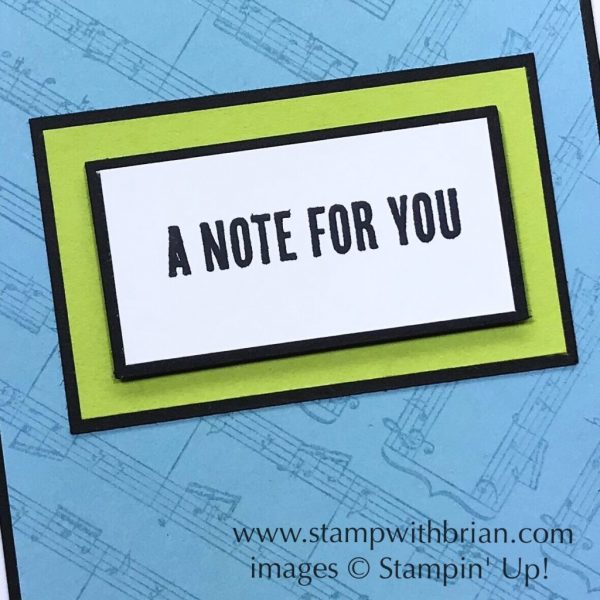Sheet Music, Wood Words, Stampin' Up!, Brian King, GDP139 Sheet Music, Wood Words, Stampin' Up!, Brian King, GDP139