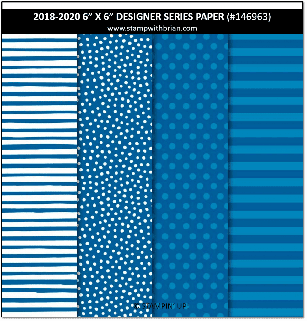 2018-2020 In Color Designer Series Paper, Stampin' Up!, Brian King