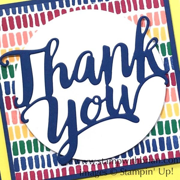 A Big Thank You, Stampin' Up!, Brian King, FabFri140