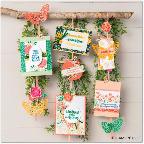 Abstract Impressions samples, Stampin' Up!