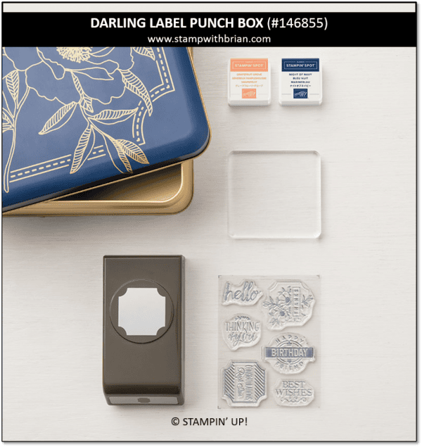 Best Wishes with the Darling Label Punch Box – STAMP WITH BRIAN