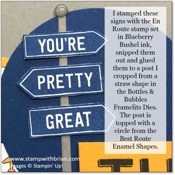 En Route, Notes of Kindness Card Kit, Best Route Designer Series Paper, Stampin' Up!, Brian King, thank you card