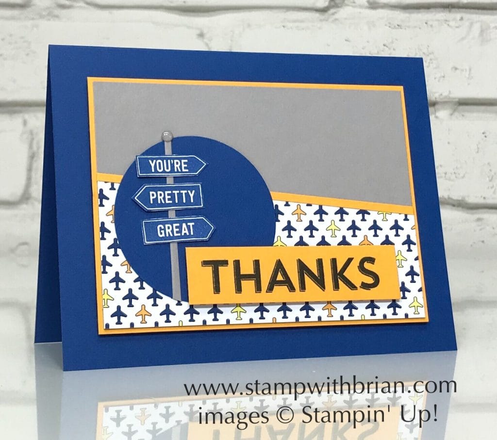 En Route, Notes of Kindness Card Kit, Best Route Designer Series Paper, Stampin' Up!, Brian King, thank you card