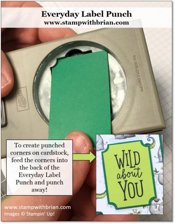 Everyday Label Punch, Stampin' Up!, Brian King Everyday Label Punch, Stampin' Up!, Brian King