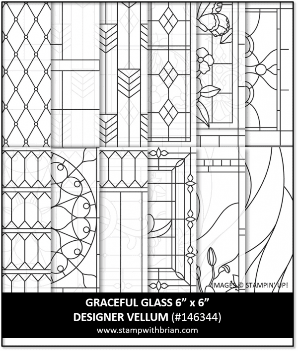 Graceful Glass Designer Vellum, Stampin' Up!, 146344
