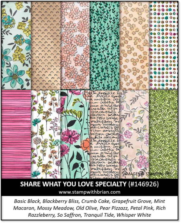 Share What You Love Specialty Designer Series Paper, Stampin' Up!, 146926