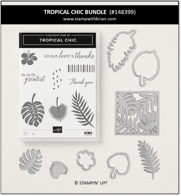 Tropical Chic Bundle, Stampin' Up! 148399