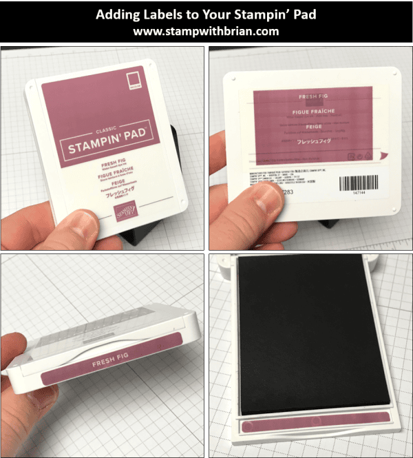 Adding Labels to Stampin' Up! Ink Pads, Stampin' Up!, Brian King