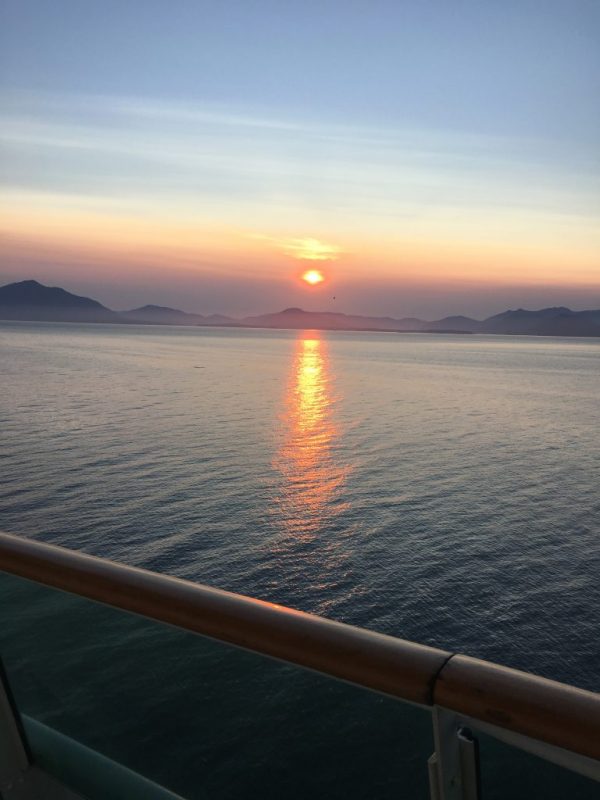 Alaskan Cruise - sunset by Mary Fish