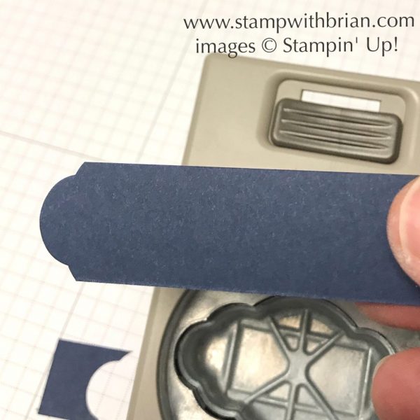 Slide a strip of cardstock into a punch for a unique finish, Stampin' Up!, Brian King