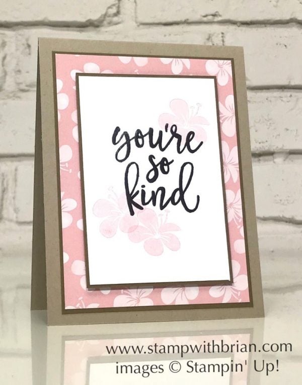 Notes of Kindness Card Kit, Tropical Chic, Stampin' Up!, Brian King, CTS281