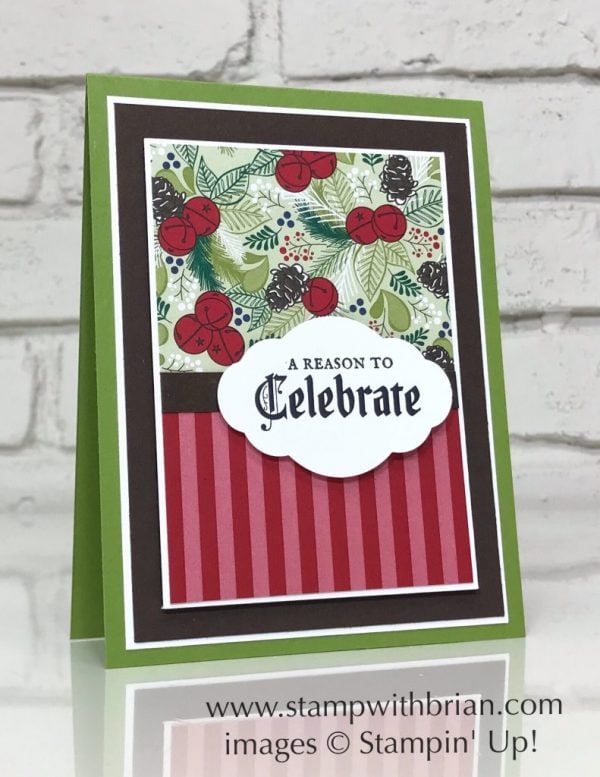 Painted Glass, Under the Mistletoe Designer Series Paper, Stampin' Up!, Brian King